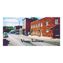 Vevay Indiana Modèle Pour Photocarte