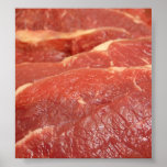 Viande crue poster