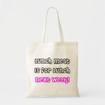 Viande de déjeuner sac en toile