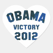 Victoire 2012 de Barack Obama Adhésif
