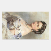 Victoria, princesse royal sticker rectangulaire