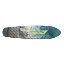 Victorians et oiseaux à San Francisco Skateboard Customisable