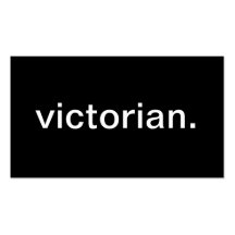 Victorien Modèle De Carte De Visite