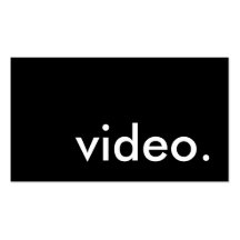 vidéo modèles de cartes de visite
