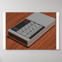 Vieil à télécommande affiche