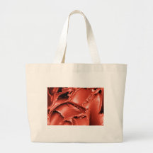Vieil art brun rouillé de papier vintage chiffonné sac en toile