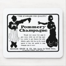 Vieille annonce Pommery Champagne Tapis De Souris