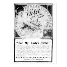 Vieille annonce pour Toilet de ma Madame Cartes Postales