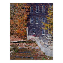 Vieille carte postale de moulin