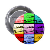 Vieille copie classique d'art de bruit d'aquarelle pin's