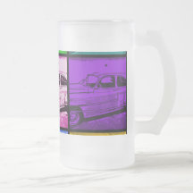 Vieille copie classique d'art de bruit d'aquarelle tasse à café