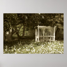 Vieille copie opportune de banc posters