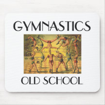 Vieille école de gymnastique SUPÉRIEURE Tapis De Souris