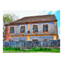 Vieille maison HDR Carton D'invitation