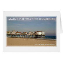 Vieille plage Maine de verger Cartes