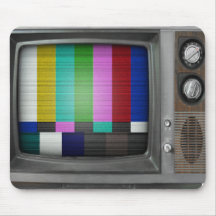 Vieille TV Tapis De Souris