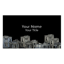 Vieilles cartes faites sur commande d'immobiliers  modèles de cartes de visite