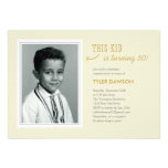 Vieilles invitations d'anniversaire de surprise de