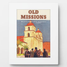 Vieilles missions, mission Santa Barbara Plaques D'affichage