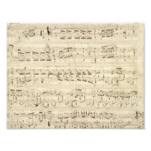 Vieilles notes de musique - feuille de musique Cho Art Photographique