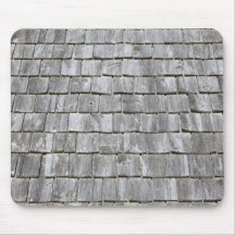 Vieilles tuiles de toiture patinées tapis de souris