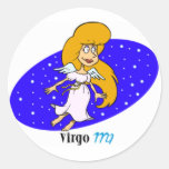 Vierge Autocollants Ronds