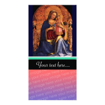 VIERGE AVEC L'ENFANT ET LES SAINTS 2 PHOTOCARTE CUSTOMISÉE