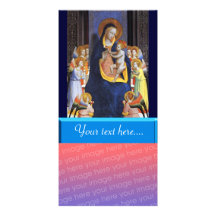 VIERGE AVEC L'ENFANT ET LES SAINTS CARTES AVEC PHOTO