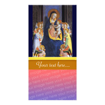 VIERGE AVEC L'ENFANT ET LES SAINTS PHOTOCARTE