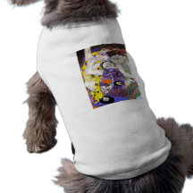 Vierge, Gustav Klimt Tee-shirts Pour Animaux Domestiques