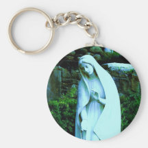 Vierge Marie bleu changé Porte-clef