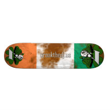 vieux boisé irlandais planches à roulettes customisées