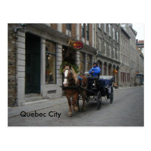 Vieux chariot de Québec Cartes Postales