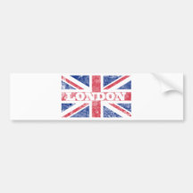 Vieux drapeau de Londres Autocollants Pour Voiture