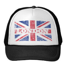 Vieux drapeau de Londres Casquettes