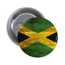 Vieux drapeau en bois de la Jamaïque Pin's