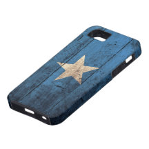 Vieux drapeau en bois de la Somalie Étui iPhone 5