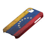 Vieux drapeau en bois du Venezuela Étui iPhone 5