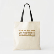 vieux et sage sacs de toile