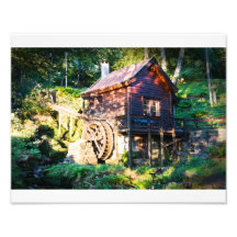 Vieux moulin photo sur toile