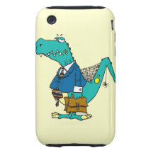 vieux personnage de dessin animé drôle de dinosaur coque iPhone 3 tough 