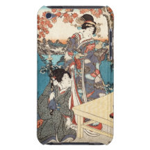 Vieux rouleau de geisha vintage japonais frais d'u coques iPod Case-Mate