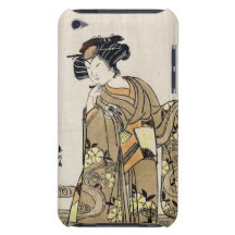Vieux rouleau de geisha vintage japonais frais d'u étuis barely there iPod