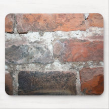 Vieux tapis de souris de mur de briques