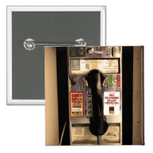Vieux téléphone payant badge
