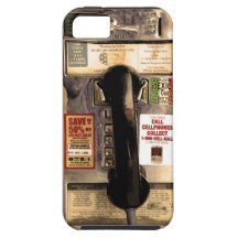 Vieux téléphone payant étui iPhone 5