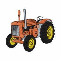 Vieux tracteur polos brodés