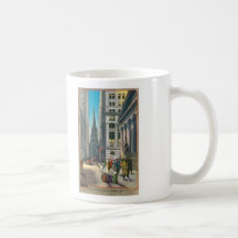 Vieux Trininty vintage et Wall Street Tasse