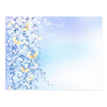 Vignes de papillon carte postale