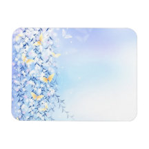 Vignes de papillon magnets rectangulaires